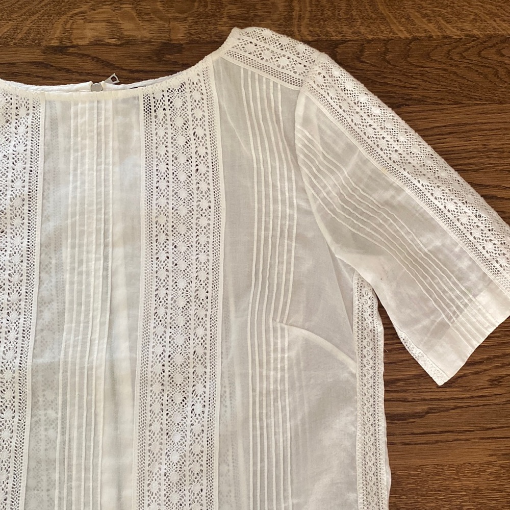 Theory White Summer Top | Size P